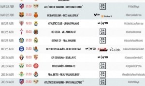 西甲第33轮时间：巴萨、马竞的比赛时间视国王杯半决赛结果而定