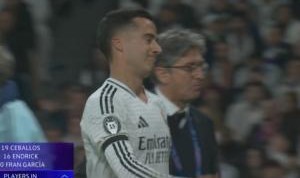 九游体育官网-皇马换人：阿拉巴&amp;巴斯克斯&amp;罗德里戈下，恩德里克、塞巴略斯出场